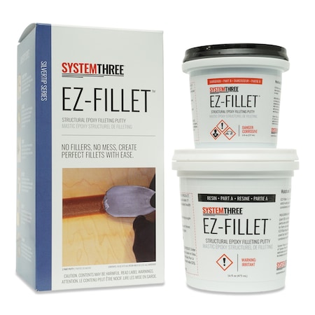 System Three Resins EZ-Fillet Epoxy Putty, 1.5 Pint Kit 1430K40